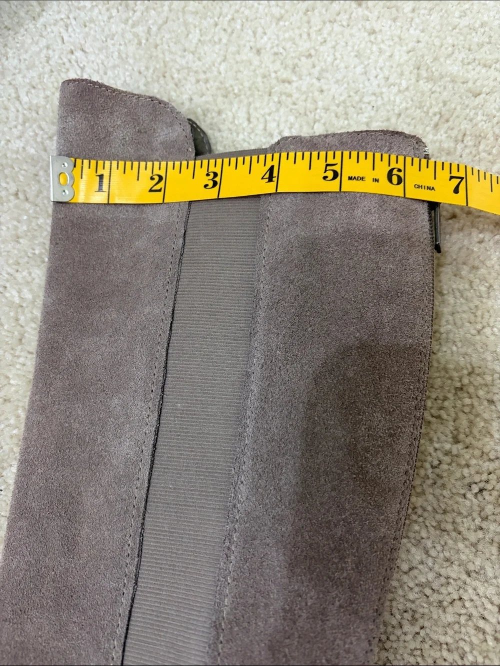 Kenneth Cole Reaction Over-the-Knee vintage Suede Boots in Taupe